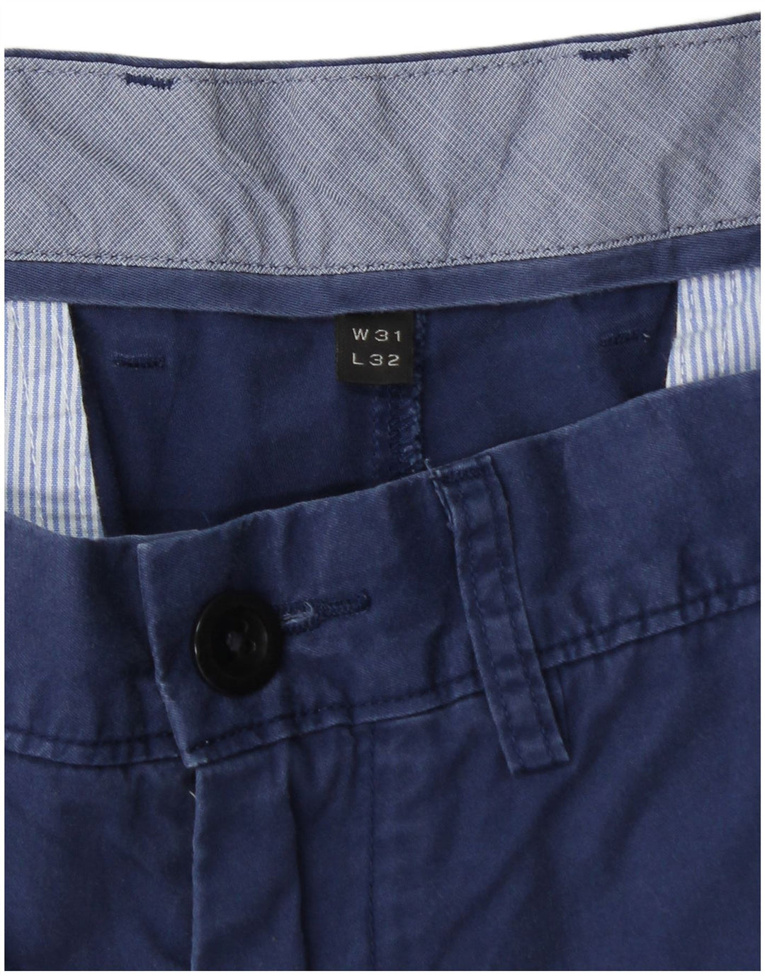 Pantaloni chino drept bărbați J. Crew L31 L32 Bumbac bleumarin