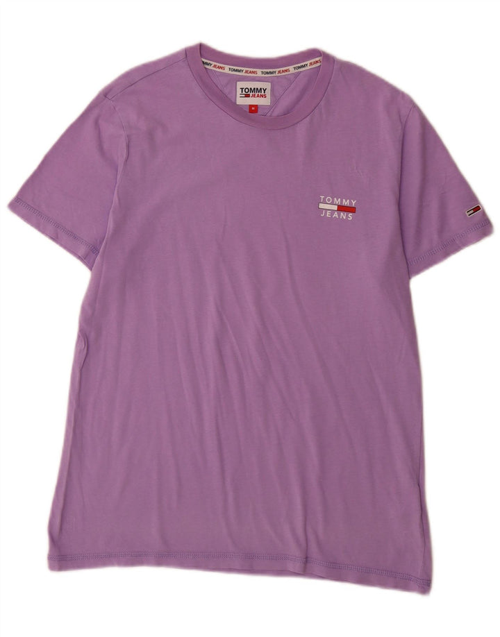 Tricou Tommy Hilfiger pentru bărbați Top din bumbac violet mediu