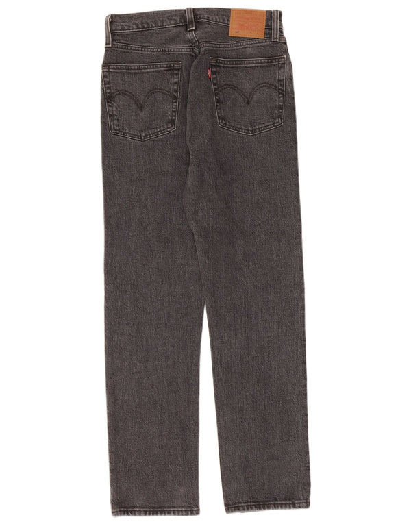 Blugi drepti 501 pentru femei LEVI'S W26 L28 bumbac gri