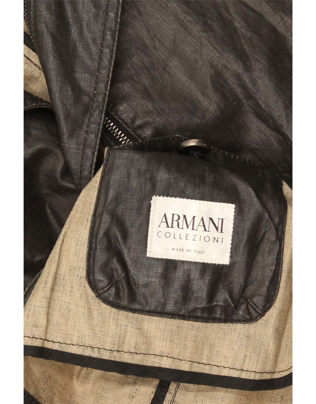 Jachetă Blazer pentru bărbați Armani Collezioni cu 2 nasturi UK 38 Medium Black