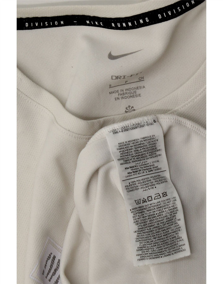 Tricou grafic Nike Dri Fit pentru bărbați Top mic poliester alb