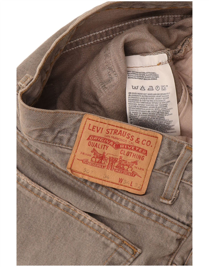 Blugi Levi's 507 Bootcut W34 L32 bumbac gri