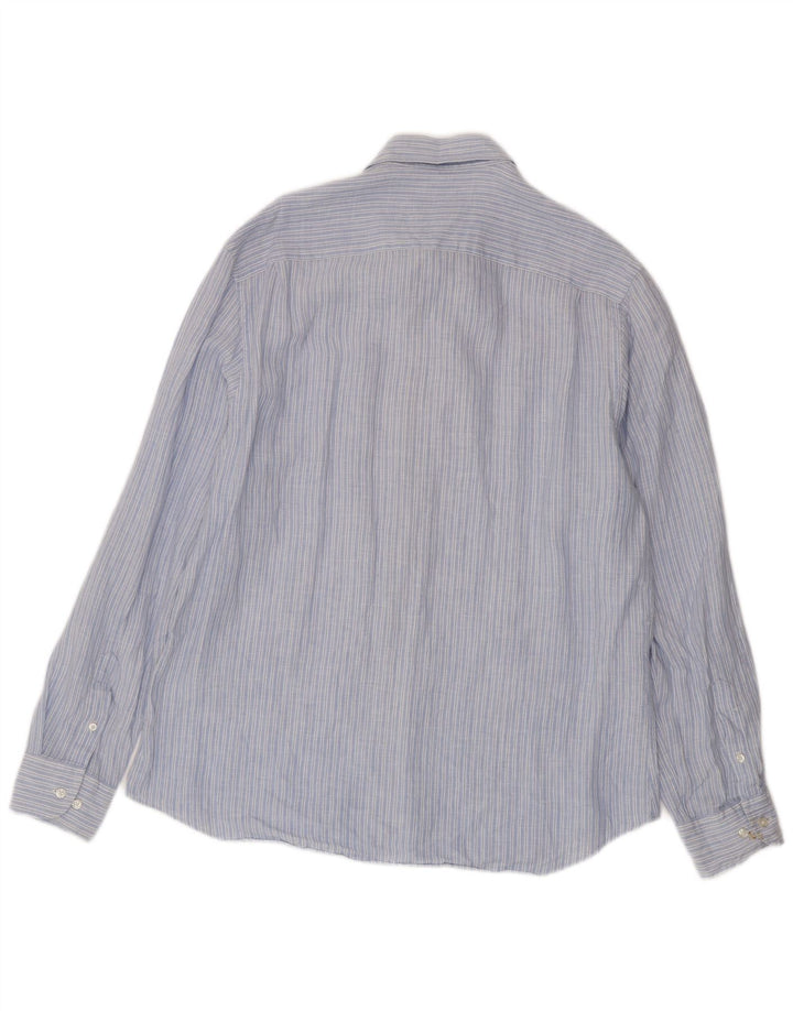 Cămașă Massimo Dutti pentru bărbați XL Blue Pinstripe