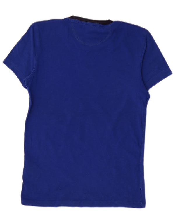 Adidas Mens Graphic T-Shirt Top Small Blue Cotton