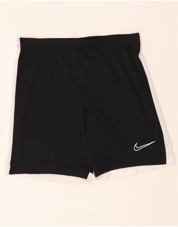 Pantaloni scurți sport Nike pentru bărbați, negru mediu, poliester color bloc