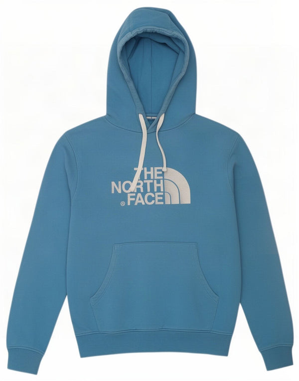 Pulover The North Face pentru bărbați, cu grafică, bumbac, albastru