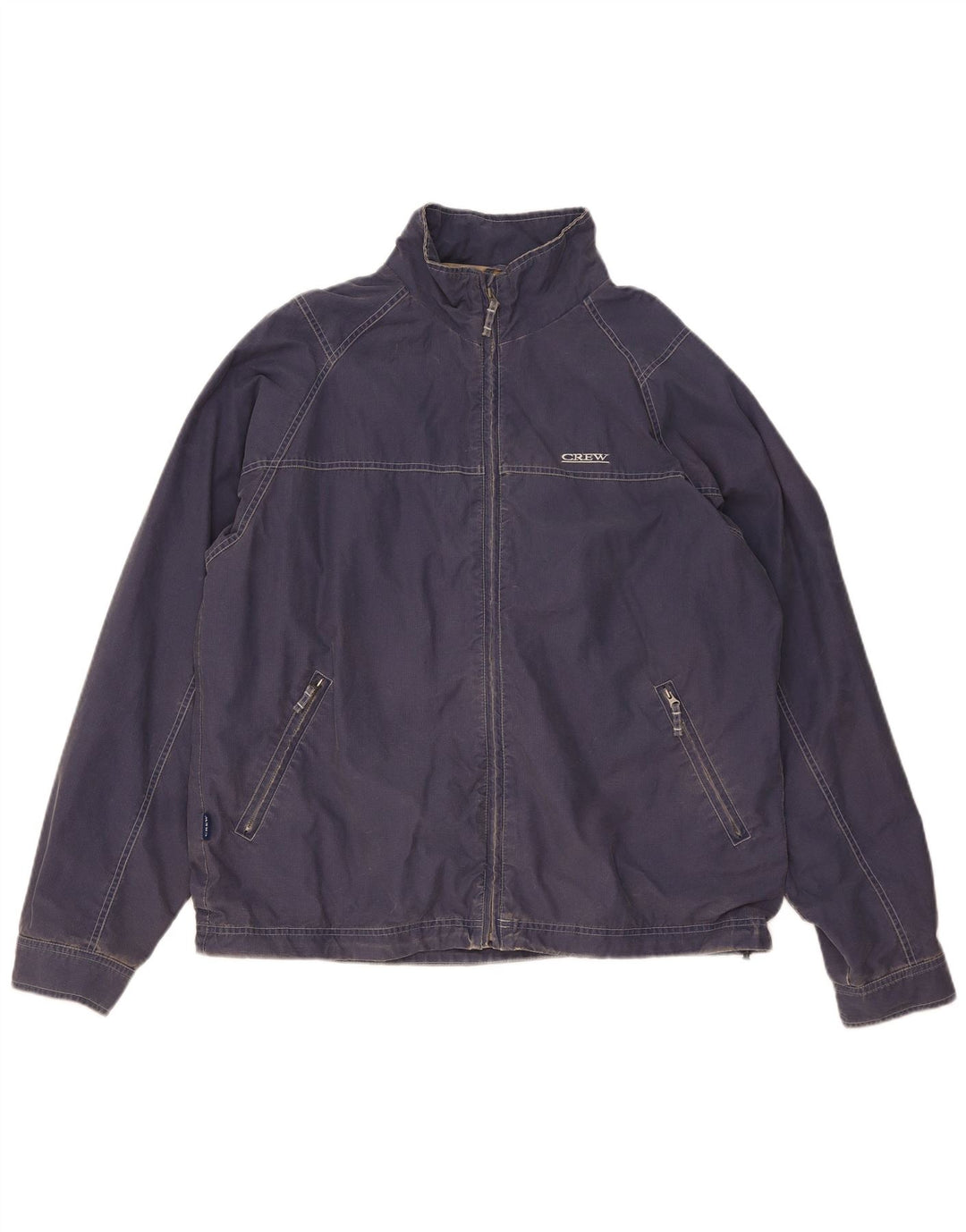 Crew Clothing Jachetă bomber pentru bărbați UK 38 Bumbac albastru mediu