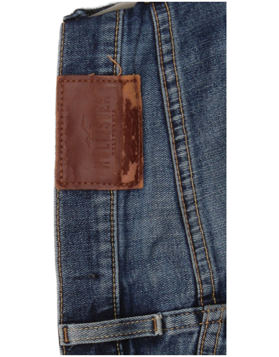 Blugi Hollister pentru bărbați Slim W30 L30 Blue Bumbac