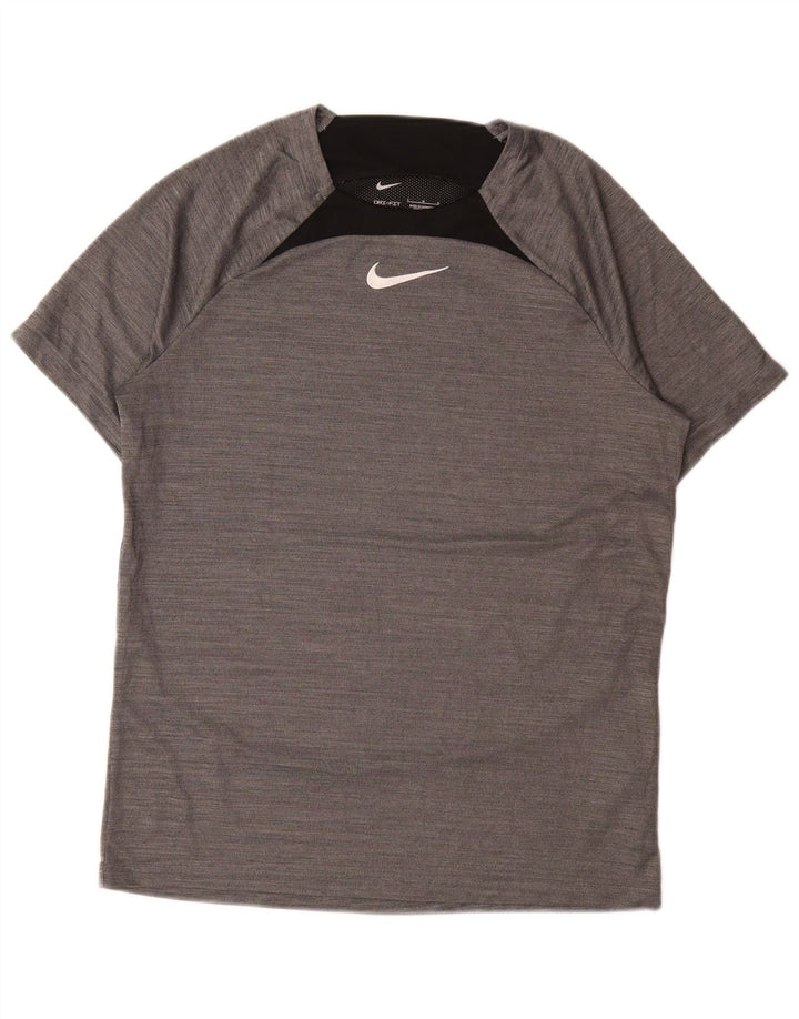 Tricou Nike Dri Fit pentru bărbați Top mare, gri, poliester color bloc