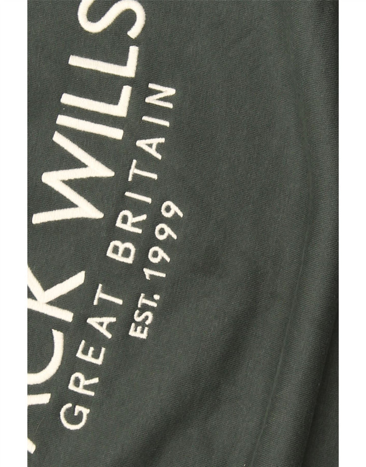 Pulover cu grafică Jack Wills pentru bărbați, bumbac XL kaki