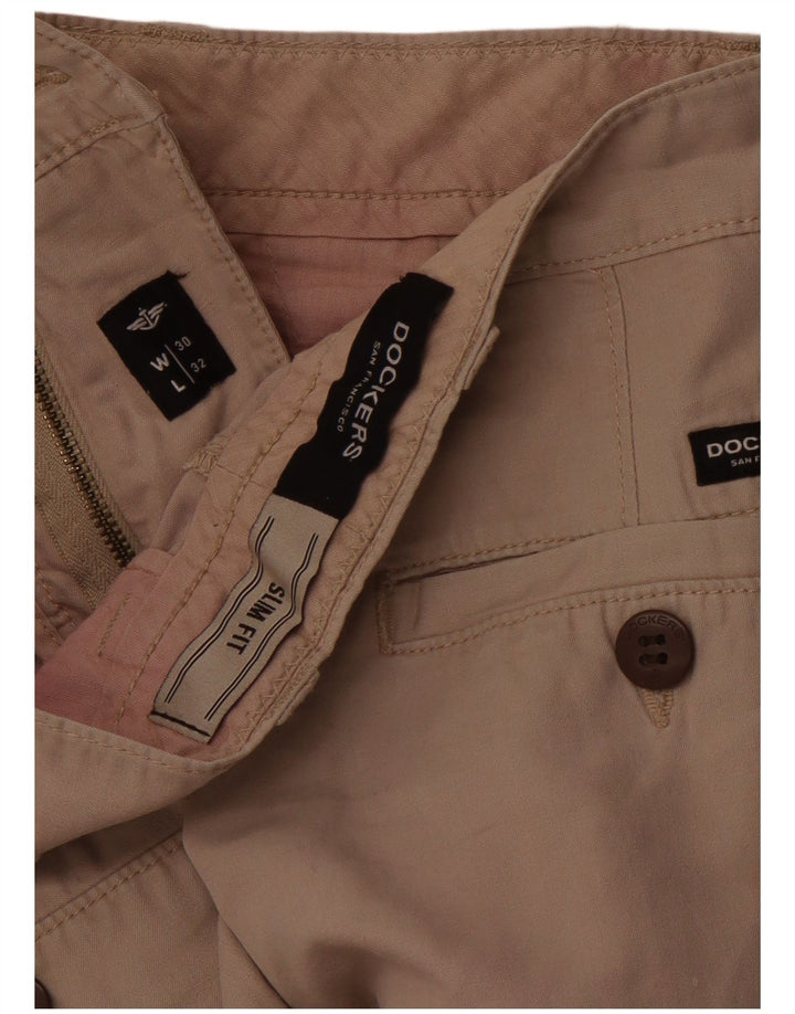 DOCKERS Pantaloni chino pentru femei Slim Fit L30 L28 Bej