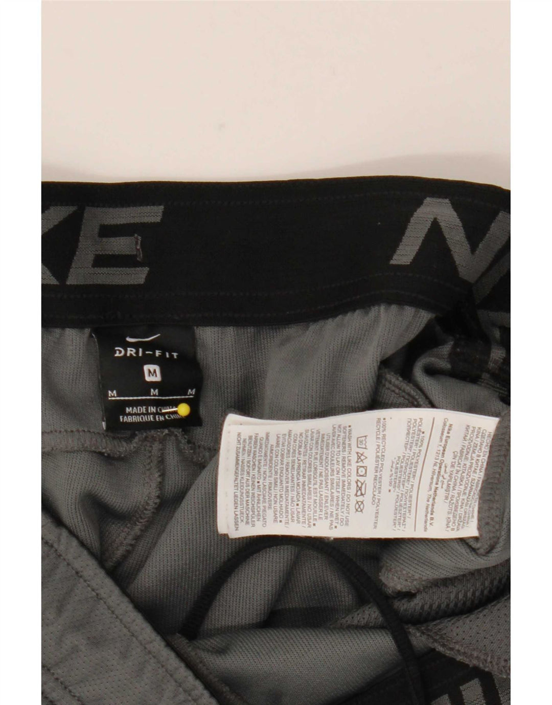 Pantaloni scurți sport Nike Dri Fit pentru bărbați, gri mediu, poliester color bloc
