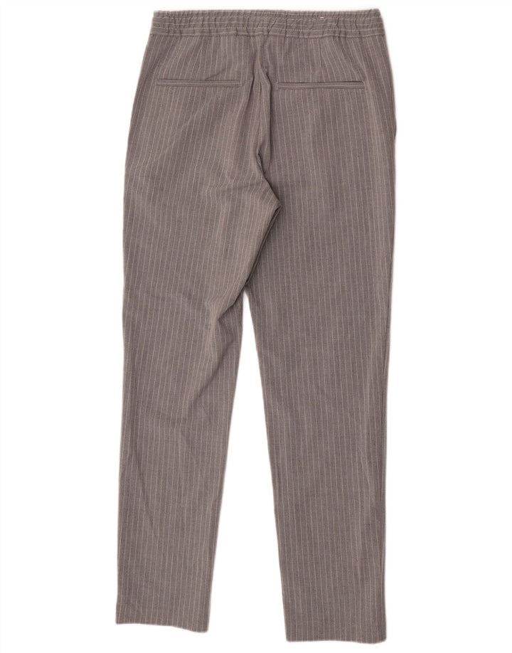 Pantaloni chino slim pentru bărbați Zara Mici L29 L30 Poliester cu dungi gri