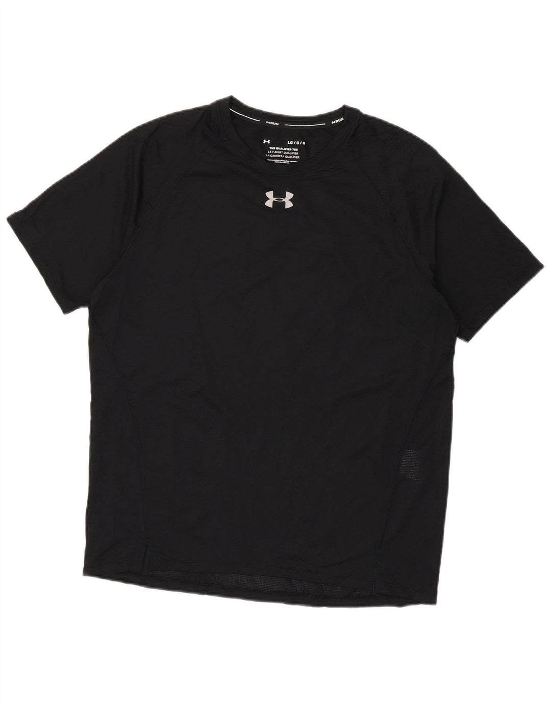 Tricou Under Armour pentru bărbați Top mare din poliester negru