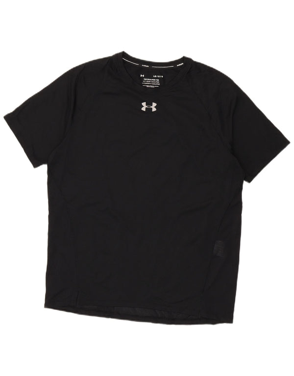 Tricou Under Armour pentru bărbați Top mare din poliester negru