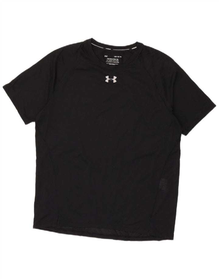 Tricou Under Armour pentru bărbați Top mare din poliester negru