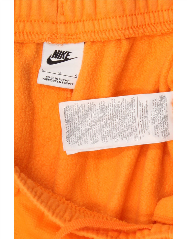 Pantaloni de trening pentru bărbați Nike Pantaloni de jogging mari, portocaliu, bumbac