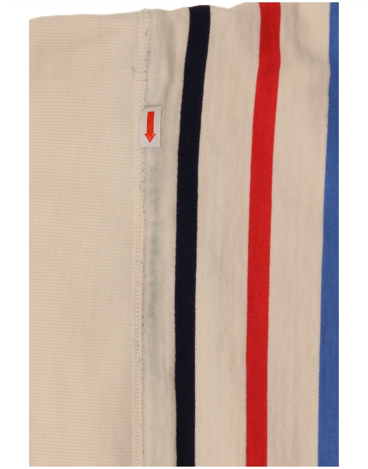 Joules Pulover supradimensionat pentru femei UK 8 Bumbac cu dungi albe mici