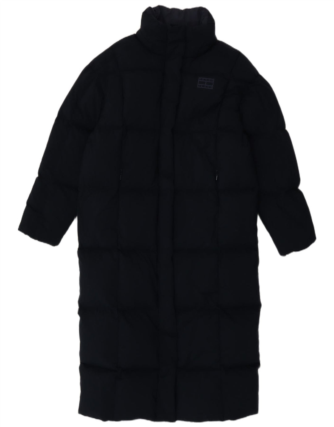 Palton căptușit supradimensionat pentru femei Tommy Hilfiger UK 10 Poliester bleumarin mic
