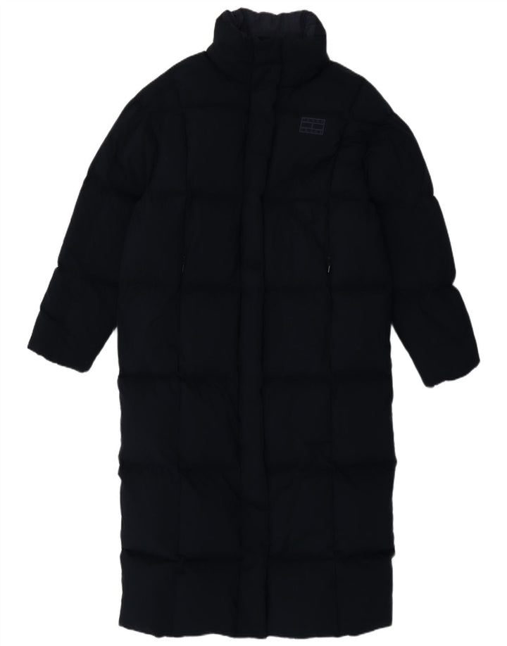 Palton căptușit supradimensionat pentru femei Tommy Hilfiger UK 10 Poliester bleumarin mic