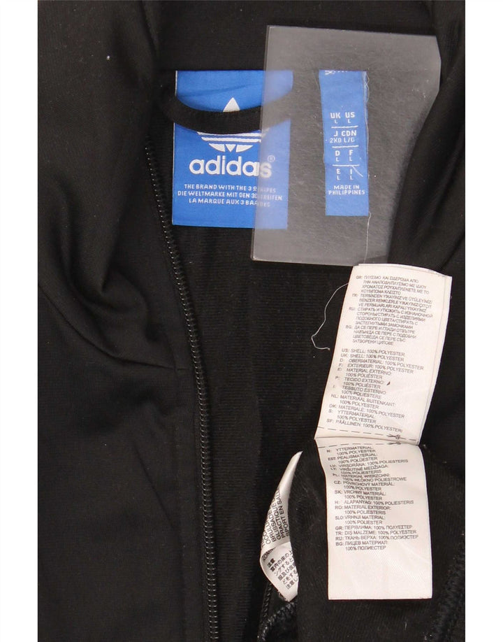 Jachetă de trening pentru bărbați Adidas, mare, negru, poliester