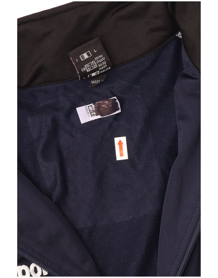 Jachetă de trening pentru bărbați Uhlsport UK 38/40 Poliester mediu albastru bleumarin