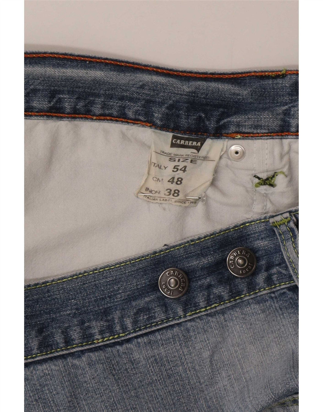 Blugi drepti pentru femei Carrera W38 L29 Bumbac albastru