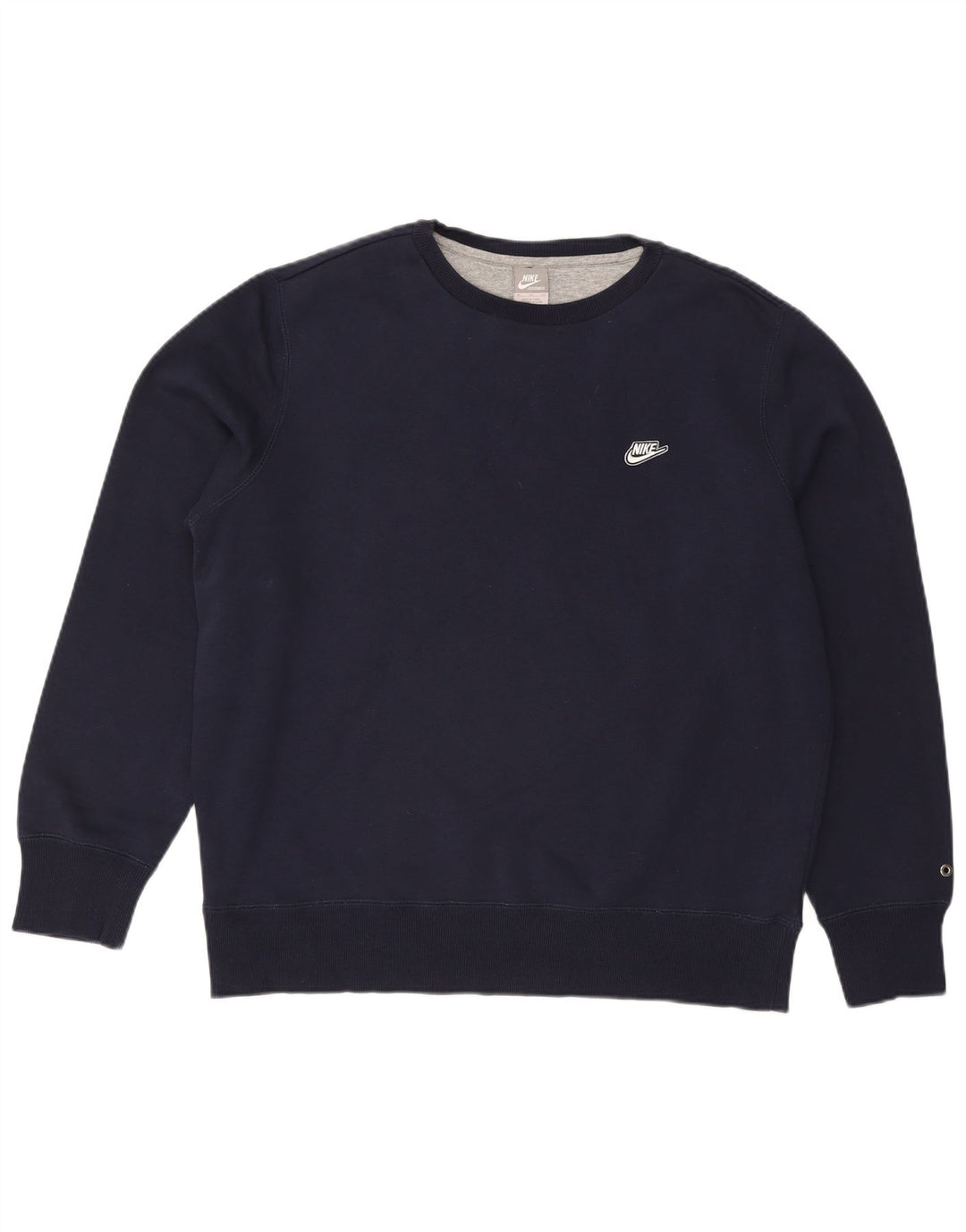 NIKE Mens Sweatshirt Jumper XL Navy Blue Cotton