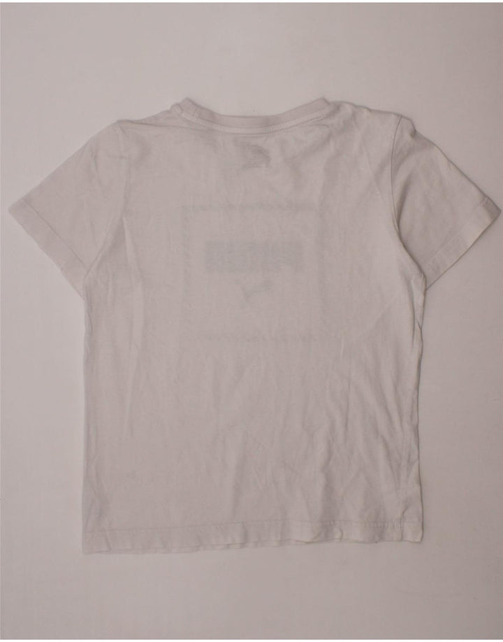 PUMA Boys Graphic T-Shirt Top 11-12 Years White Vintage Puma and Second-Hand Puma from Messina Hembry 