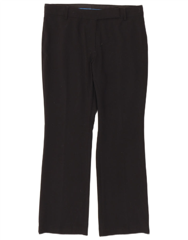 Marks & Spencer Pantaloni casual Bootcut pentru femei UK 12 Medium W32 L28 Negru