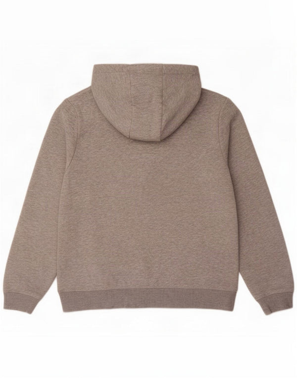 Crew Clothing Pulover supradimensionat pentru femei UK 10 Bumbac gri mic