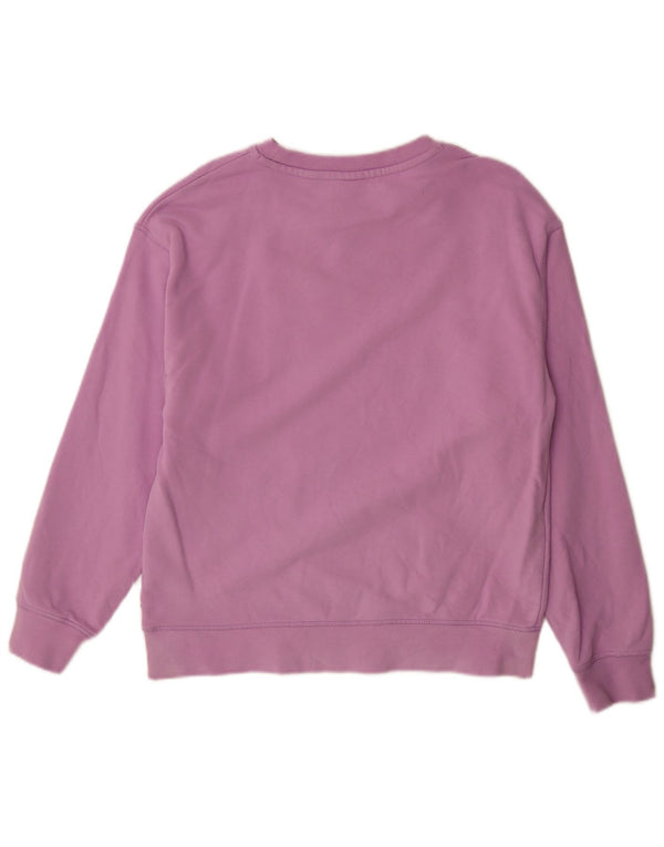 Levi's Pulover supradimensionat cu grafic pentru femei UK 10 Bumbac violet mic
