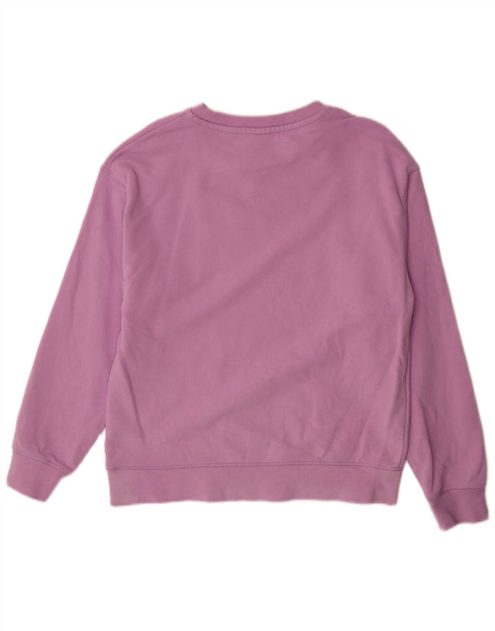 Levi's Pulover supradimensionat cu grafic pentru femei UK 10 Bumbac violet mic