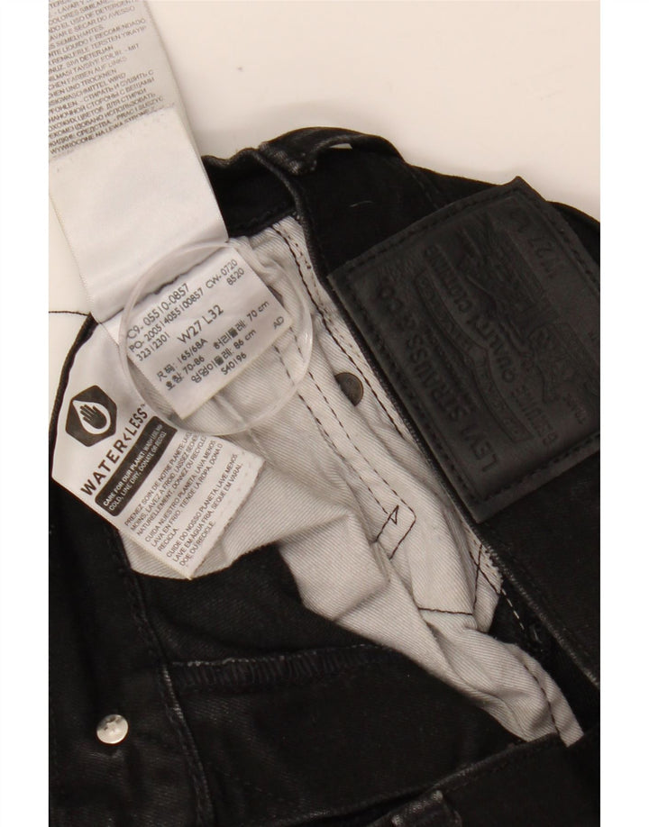 Blugi skinny de damă LEVI'S W27 L32 bumbac negru