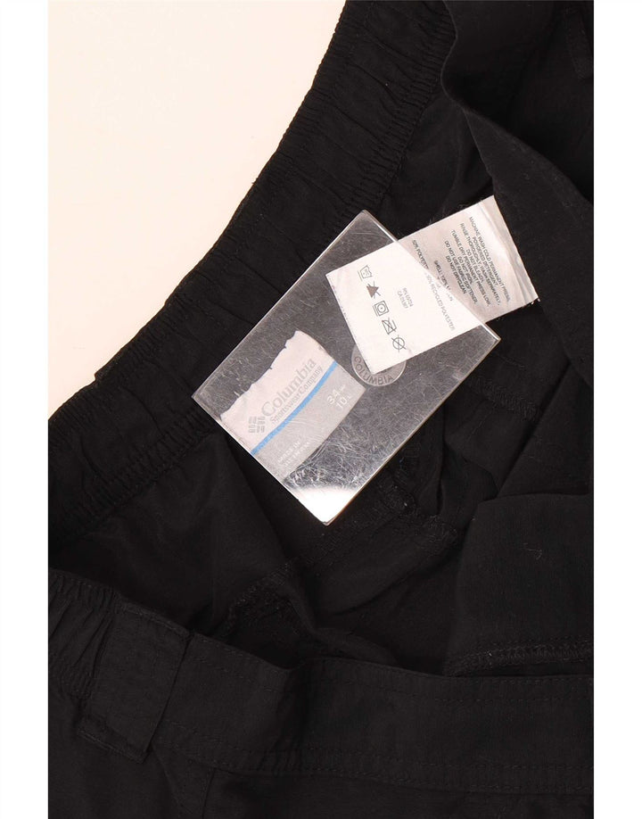 Pantaloni scurți cargo Columbia Omni-Shade pentru bărbați W34 Poliester negru mare
