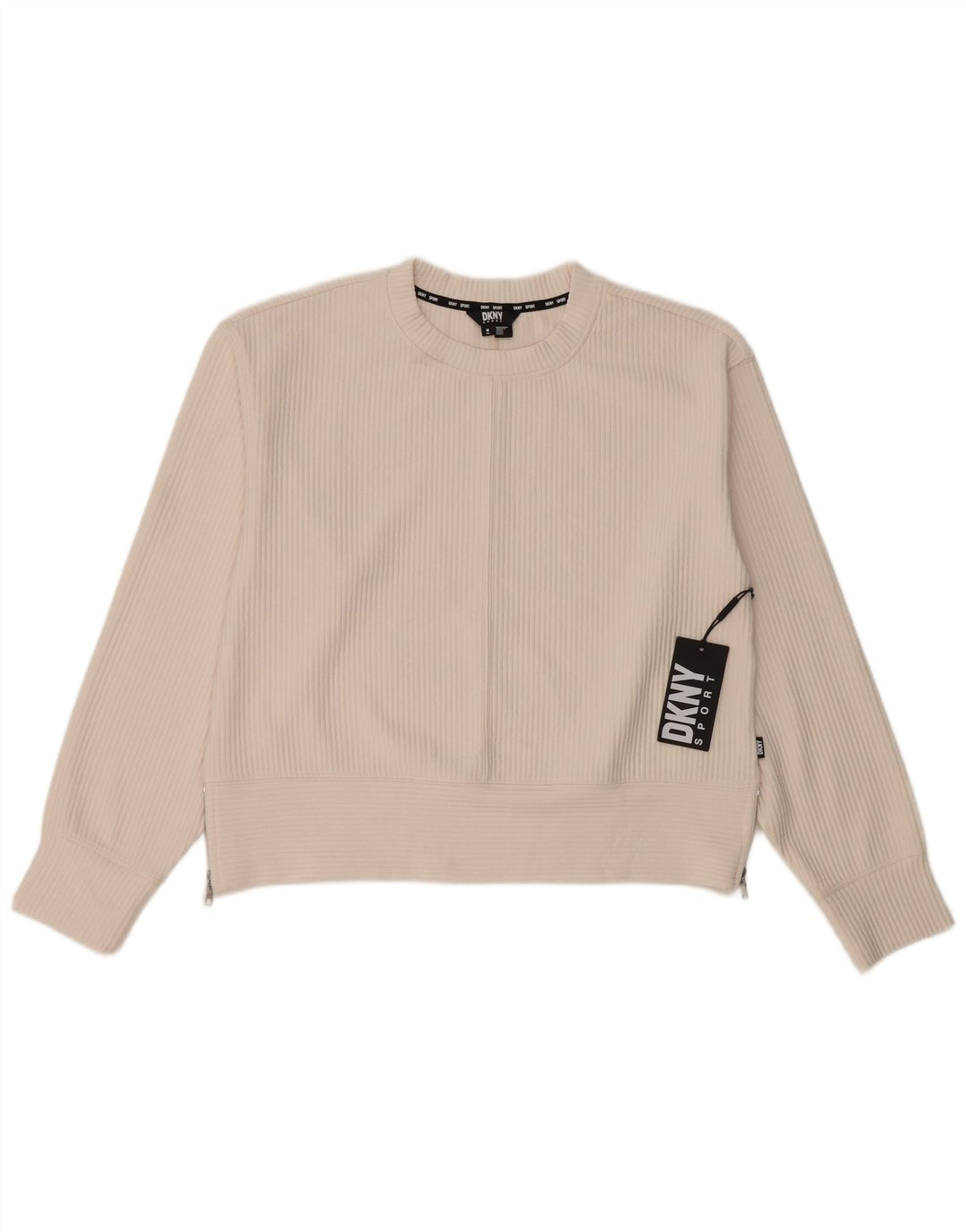 Pulover Dkny pentru femei UK 14 Poliester alb mediu