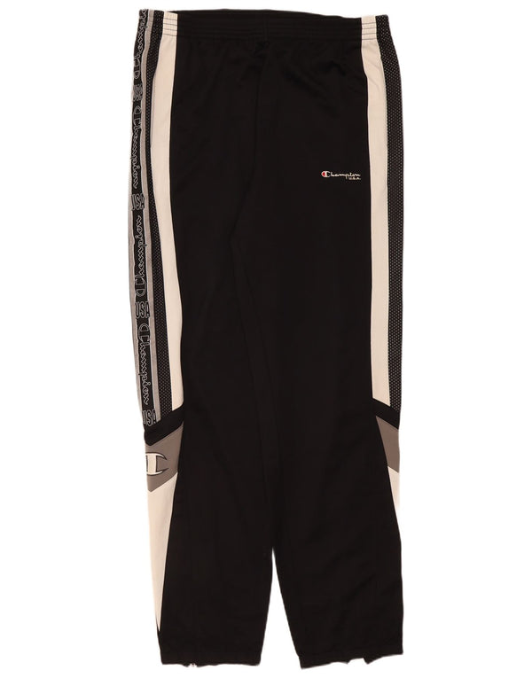 Pantaloni de trening pentru femei Champion Pantaloni de jogging UK 16 Large Black Colorblock
