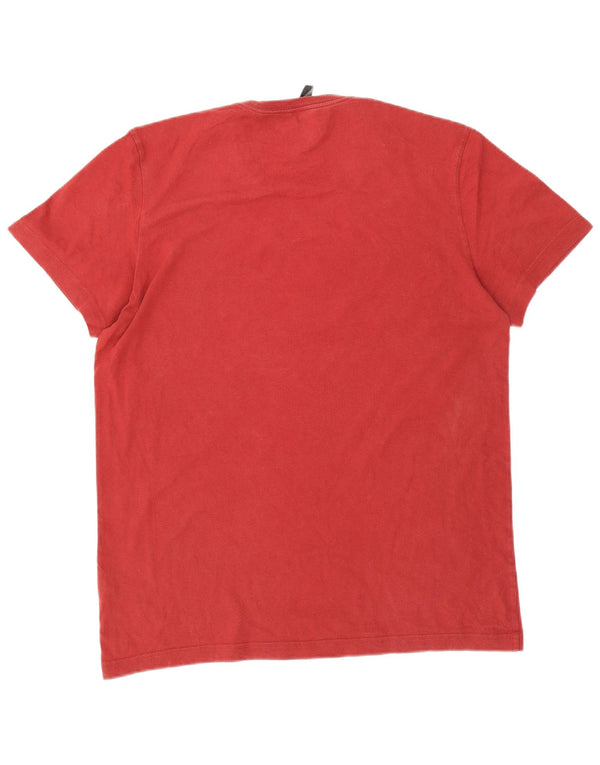 Tricou grafic Adidas pentru bărbați Top mare bumbac roșu