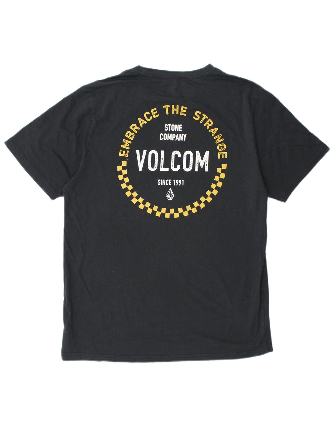 Tricou grafic pentru bărbați VOLCOM, cu croiala modernă, mare, negru, bumbac