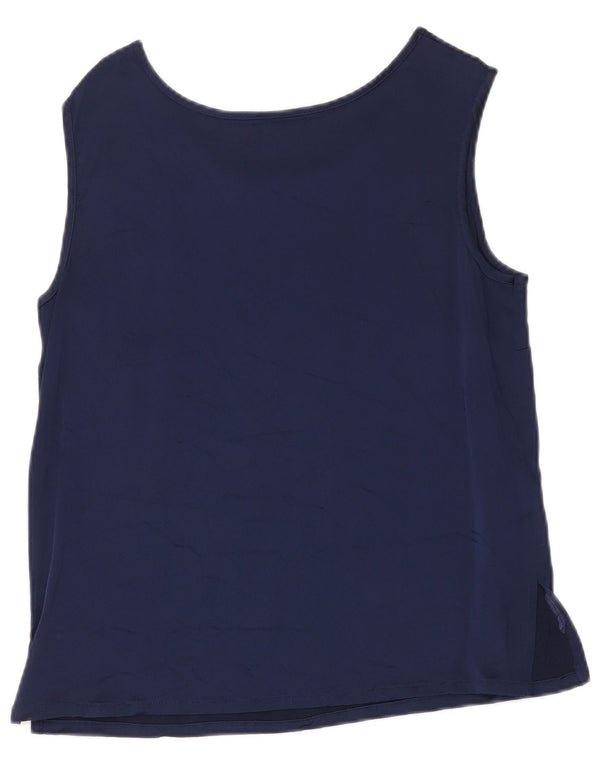 Vest Top pentru femei Luisa Spagnoli UK 14 Mare Acetat bleumarin