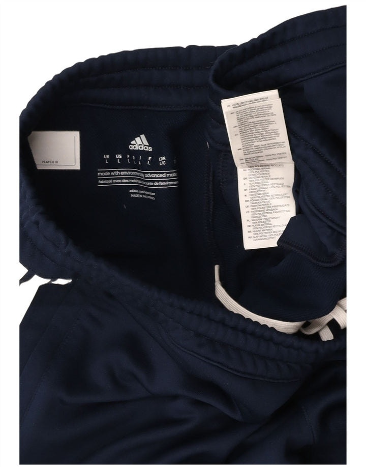 Pantaloni de trening ADIDAS pentru bărbați, mari, albastru, poliester