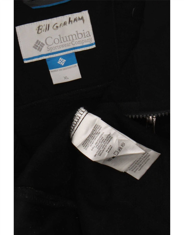 Jachetă fleece Columbia pentru bărbați Uk 42 XL poliester negru