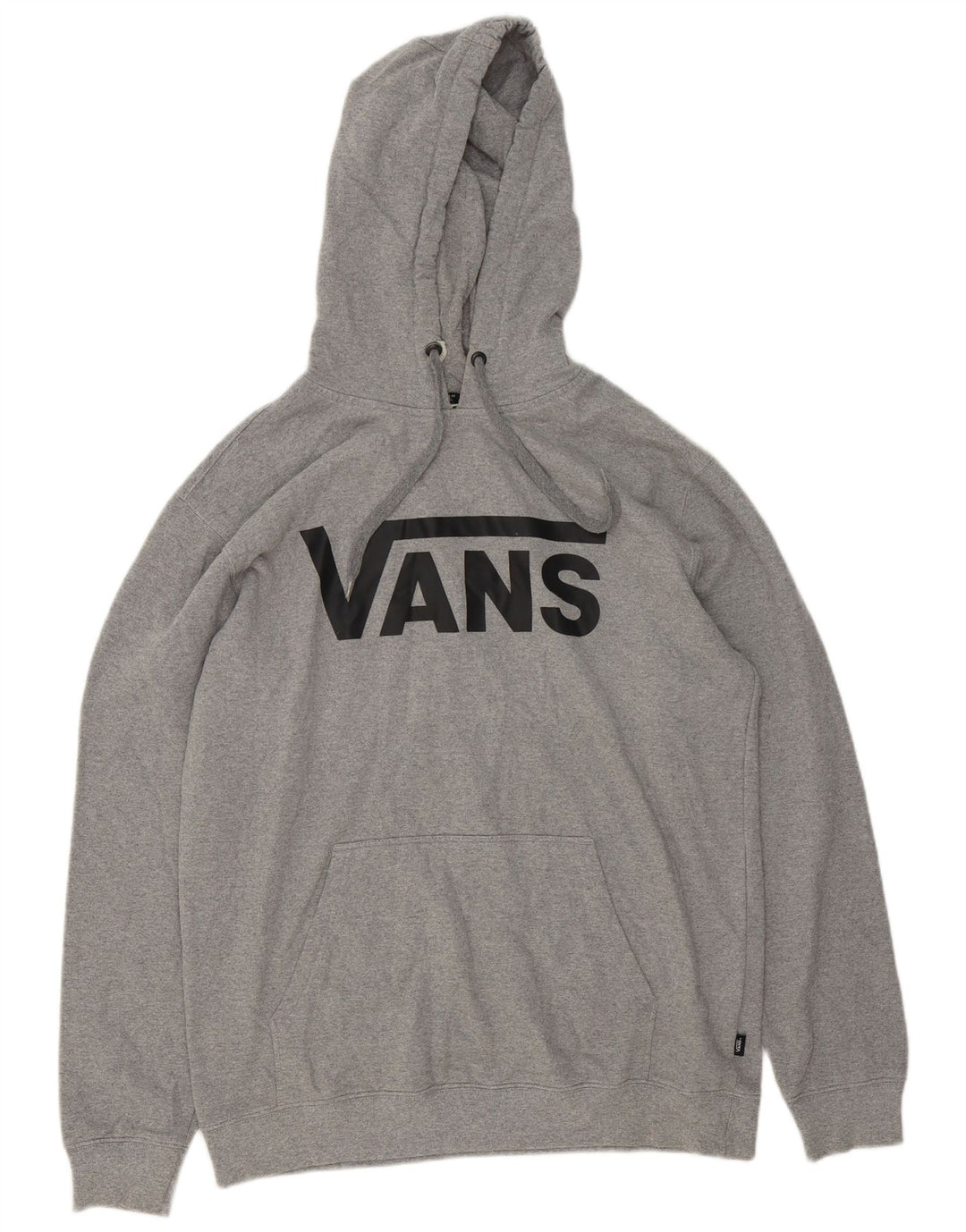 Pulover cu glugă grafic pentru bărbați Vans, mare, gri, bumbac