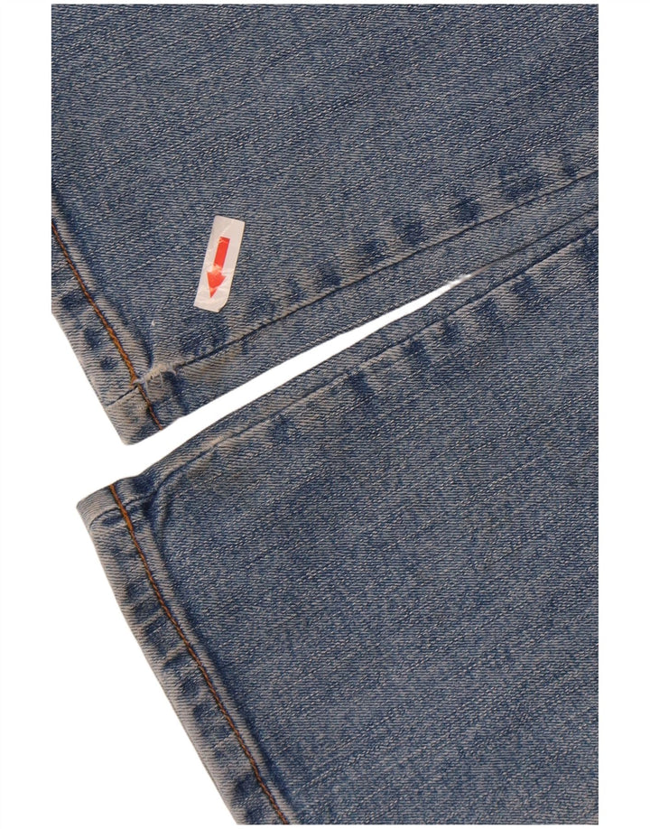 Blugi drepti pentru femei Wrangler US 10 Medium W28 L28 Bumbac albastru