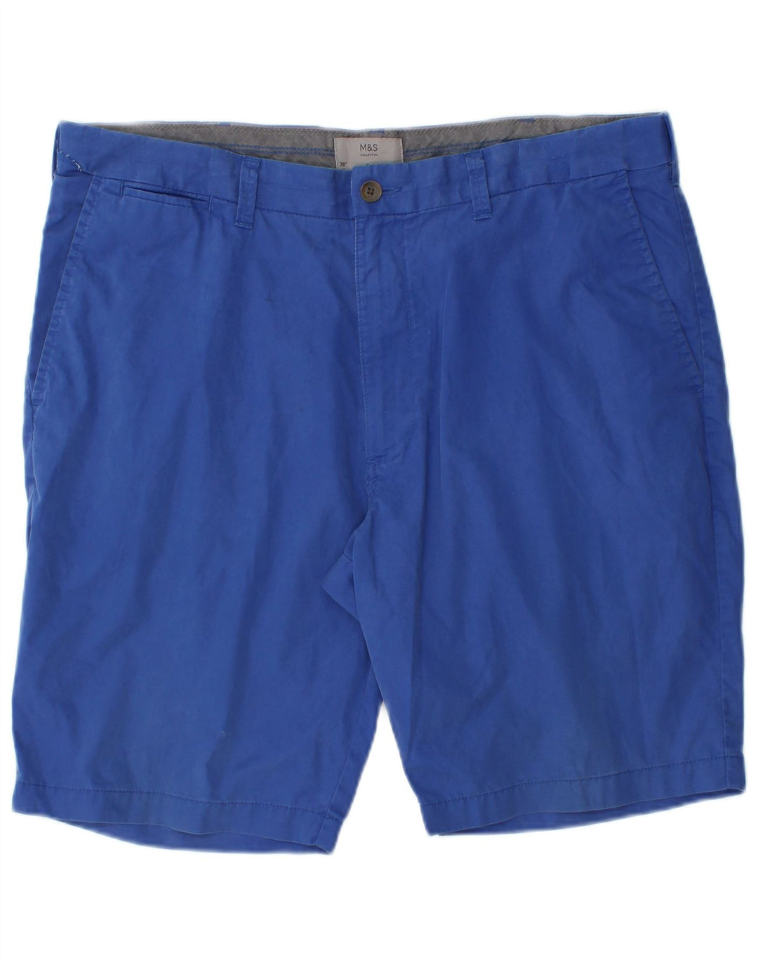 Pantaloni scurți chino pentru bărbați Marks & Spencer W38 XL Bumbac albastru