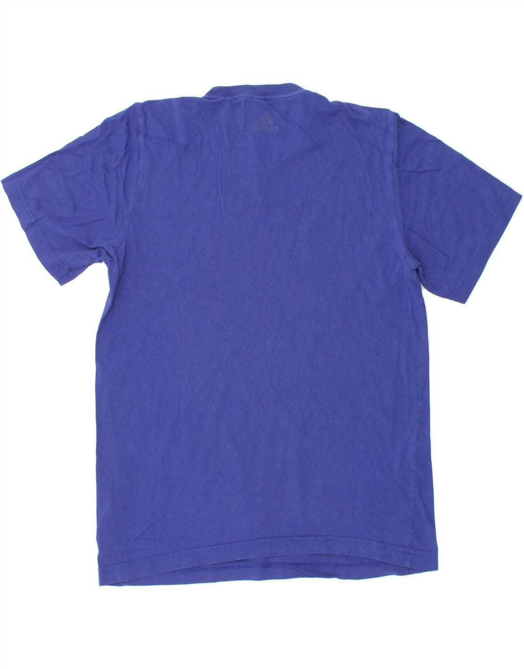 ADIDAS Mens Graphic T-Shirt Top Medium Blue Cotton Vintage Adidas and Second-Hand Adidas from Messina Hembry 