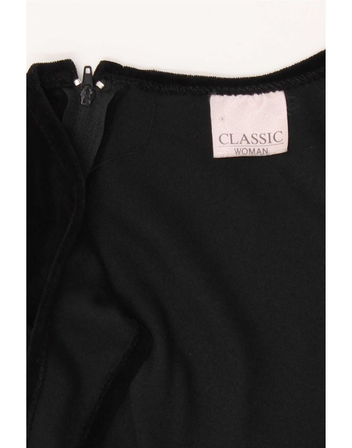 CLASIC Rochie slim fit pentru femei UK 12 Medium Black