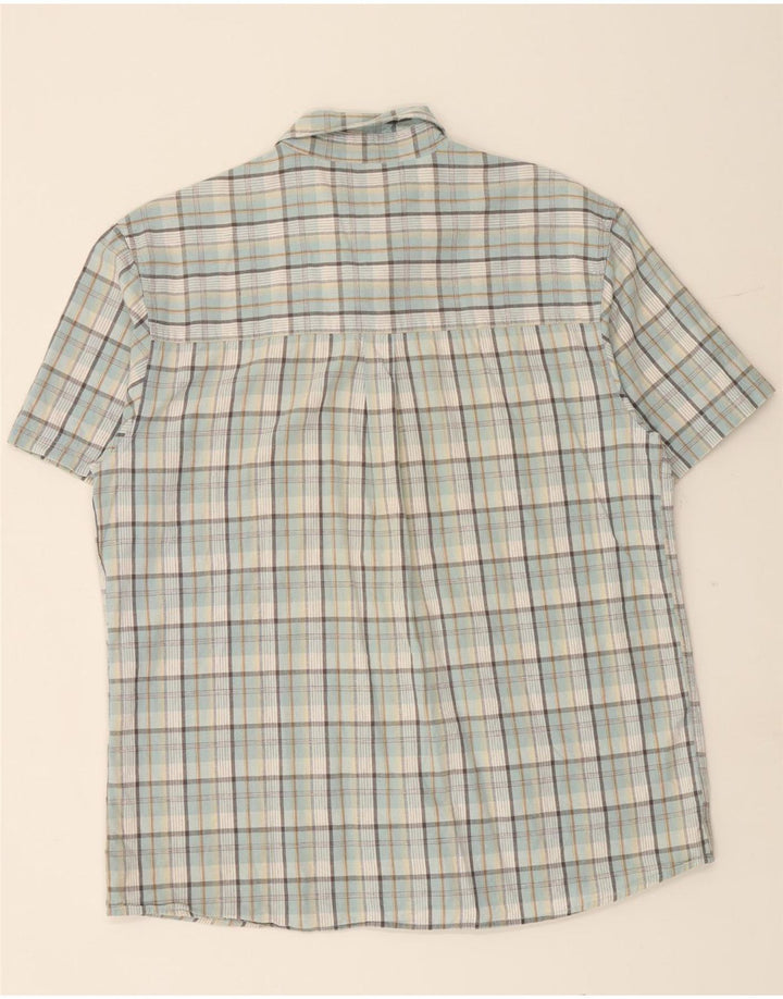 Cămașă pentru bărbați WRANGLER cu mânecă scurtă, mare, albastru, din bumbac