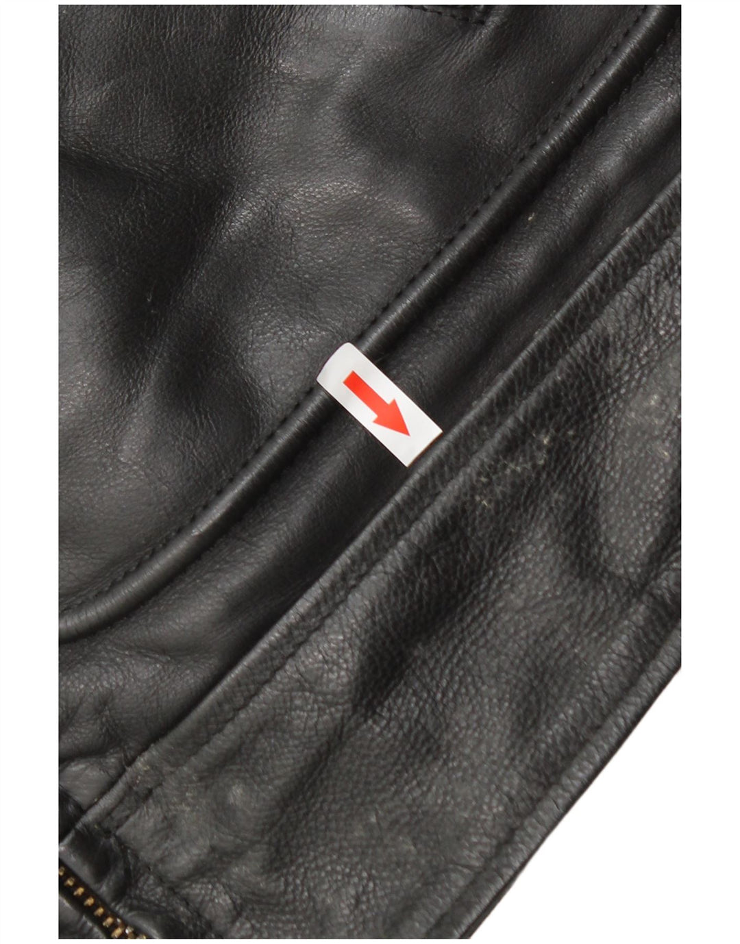 Jachetă de piele pentru bărbați Jeanseria Del Corso UK 36 Small Black