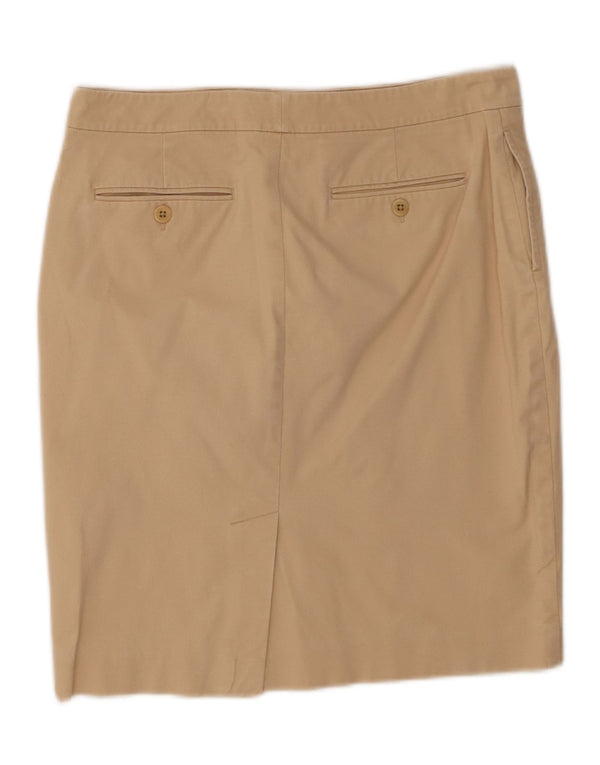Fusta dreaptă pentru femei Ralph Lauren US 6 Medium W32 Bej Bumbac